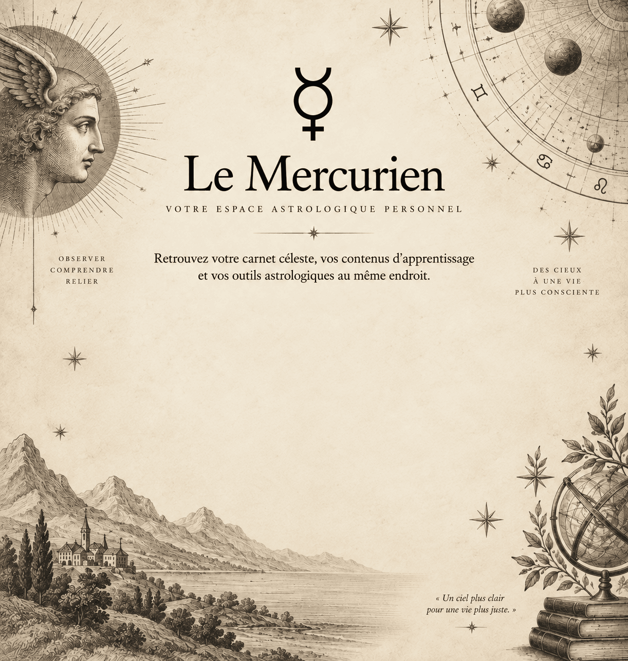 Le Mercurien, votre espace astrologique personnel