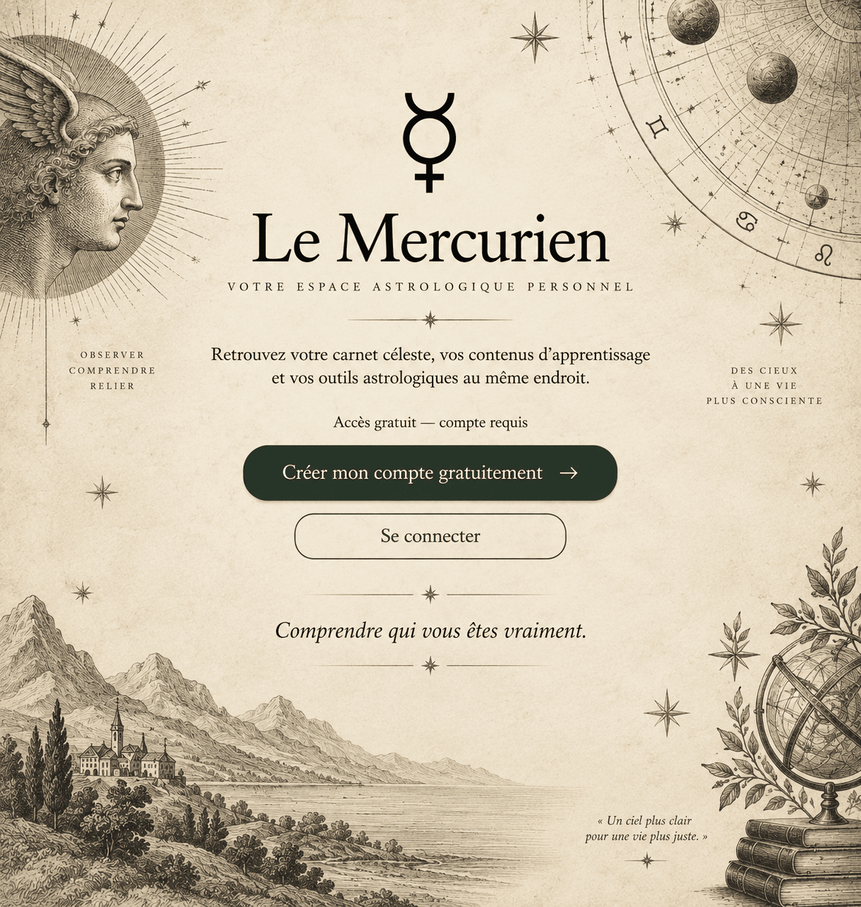Le Mercurien, votre espace astrologique personnel